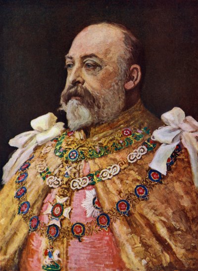 Koning Edward VII door English School