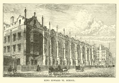 King Edward VI School door English School