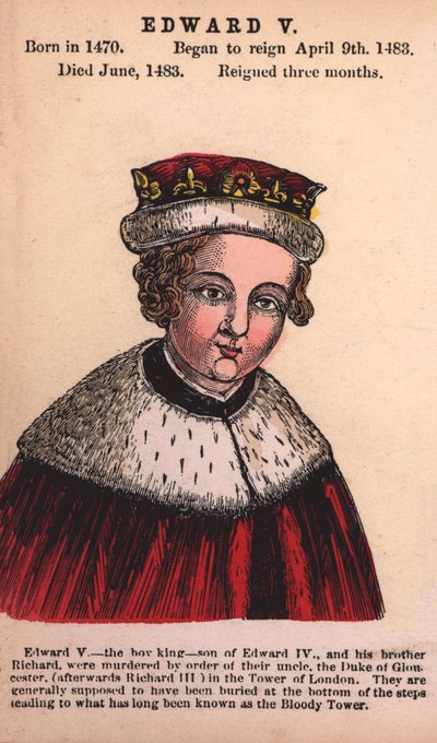 Koning Edward V door English School