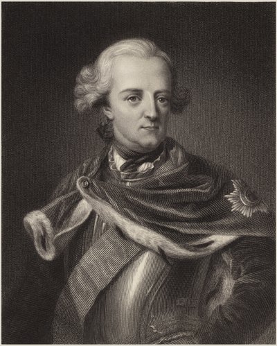 Koning Frederik II van Pruisen door English School