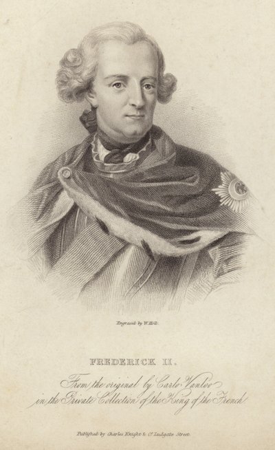 Koning Frederik II van Pruisen door English School