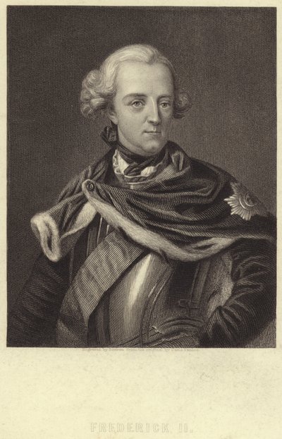 Koning Frederik II van Pruisen door English School