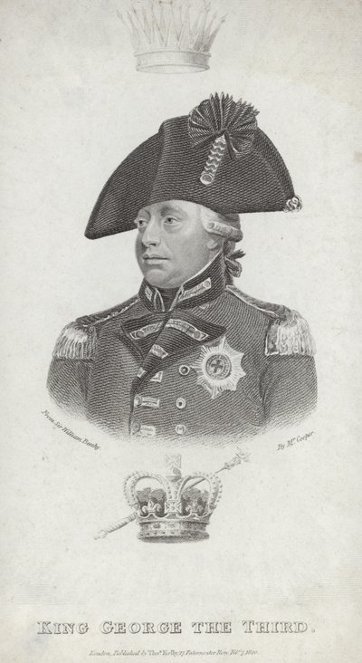 Koning George III van Groot-Brittannië en Ierland door English School