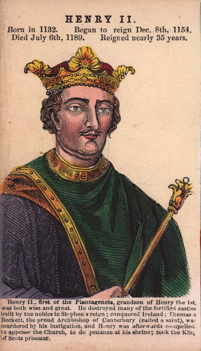 Koning Hendrik II door English School