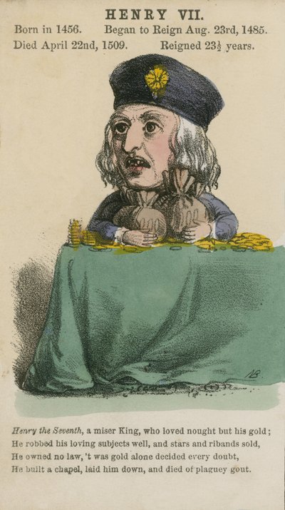 Koning Hendrik VII door English School