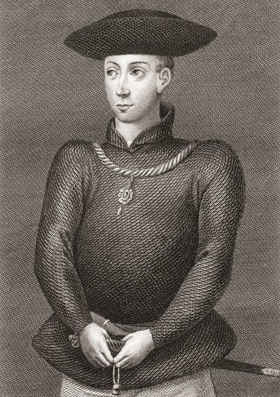 Koning Jacobus II van Schotland door English School