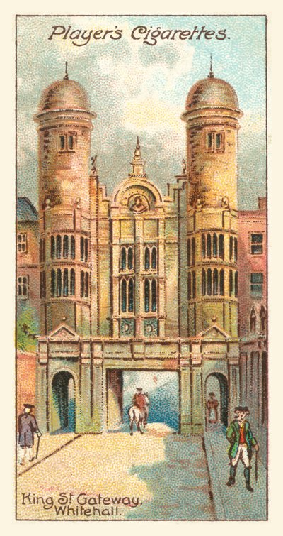 King St Gateway, Whitehall (chromolitho) door English School