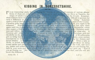 Kussen in Somerset door English School