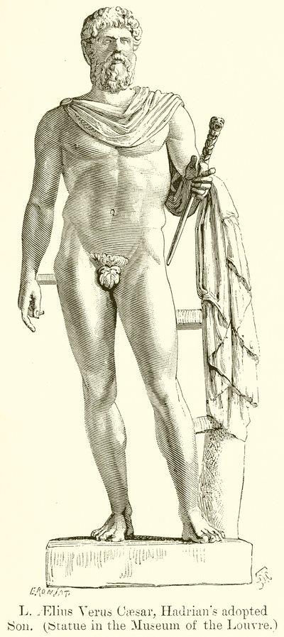 L. Aelius Verus Caesar, geadopteerde zoon van Hadrianus door English School