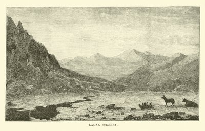 Ladak Landschap door English School