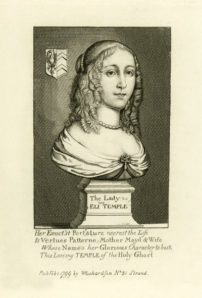 Lady Eleanor Temple door English School