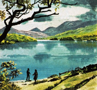 Meren van Killarney, County Kerry door English School