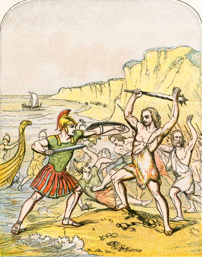 Landing van Julius Caesar door English School