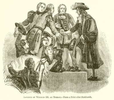 Landing van Willem III in Torbay door English School