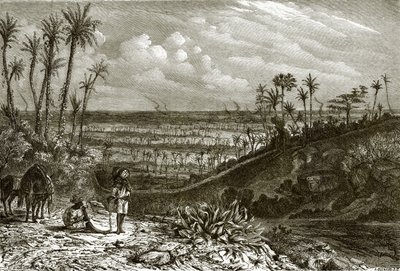 Landschap op het eiland Cuba door English School