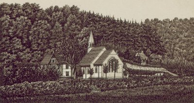 Langrish Kerk door English School