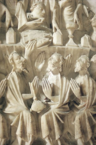 Laatste Avondmaal (detail) door English School