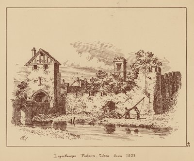 Layerthorpe Postern, afgebroken in 1829 door English School
