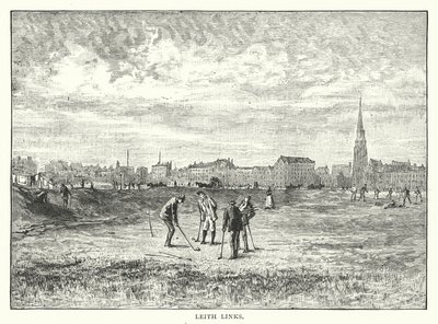 Leith Links (gravure) door English School
