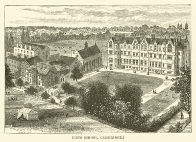Leys School, Cambridge (gravure) door English School