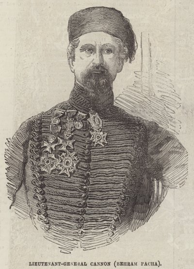 Luitenant-generaal Cannon (Behram Pacha) door English School