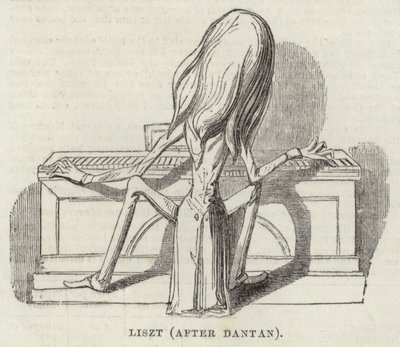 Liszt (naar Dantan) door English School