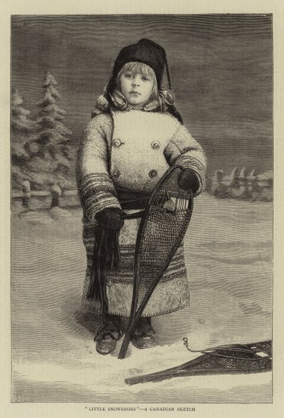 "Kleine Sneeuwschoenen", een Canadese Schets door English School