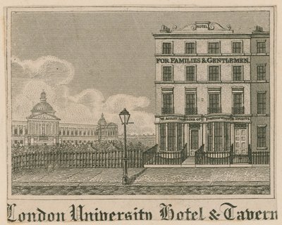 London University Hotel and Tavern, Londen door English School