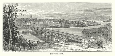 Londonderry (gravure) door English School