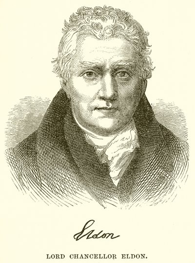 Lord Chancellor Eldon door English School