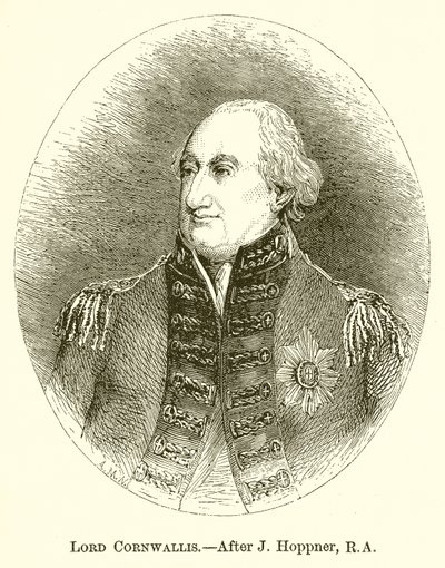Lord Cornwallis door English School