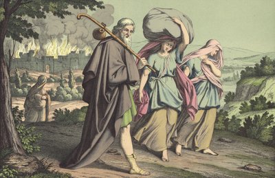 Lot ontsnapt uit Sodom door English School