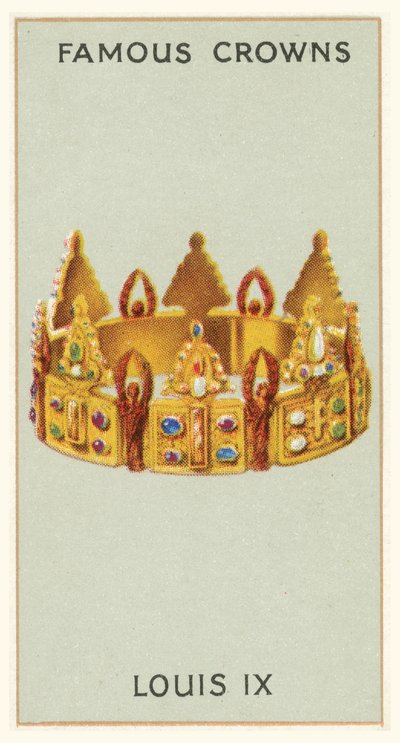 Lodewijk IX (chromolitho) door English School