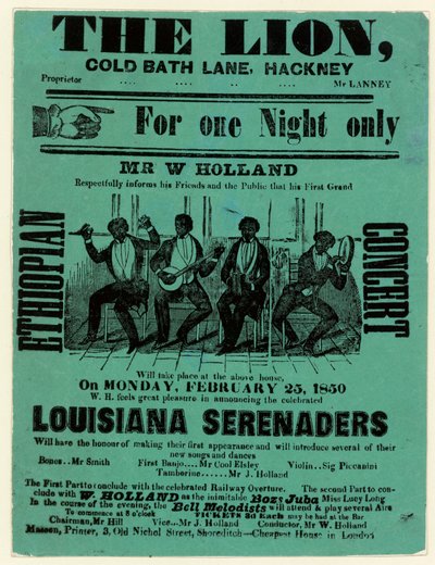 Louisiana Serenaders bij de Leeuw, Hackney door English School
