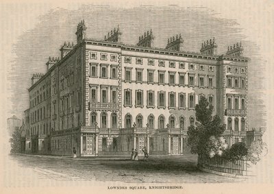 Lowndes Square, Knightsbridge, Londen door English School
