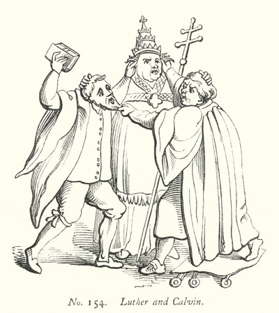 Luther en Calvijn door English School