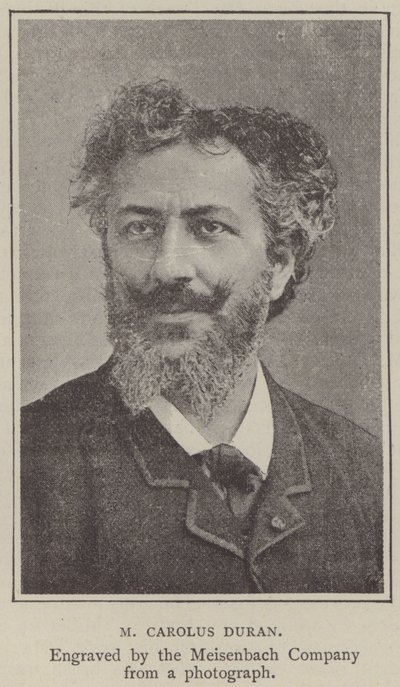 M Carolus Duran (gravure) door English School