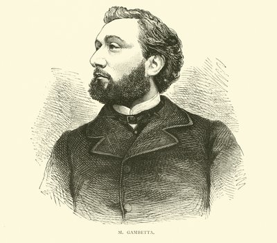 M Gambetta, september 1870 door English School