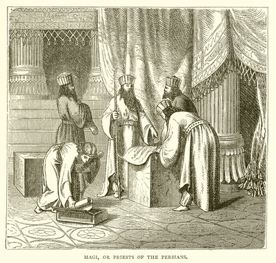 Magiërs, of Priesters van de Perzen door English School