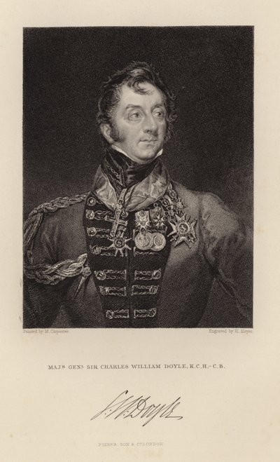 Generaal-majoor Sir Charles William Doyle door English School