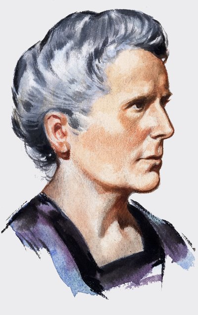 Marie Curie door English School