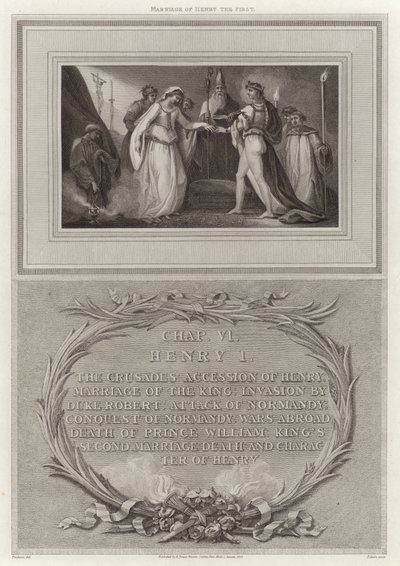 Huwelijk van Hendrik de Eerste door English School