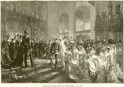 Huwelijk van de Hertog van Connaught door English School