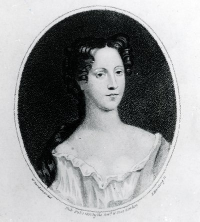 Mary Burwell, vrouw van Robert Walpole, prent gemaakt door W. Gardiner, 1802 (gravure) door English School