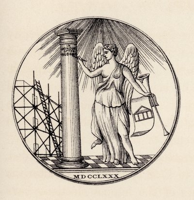 Vrijmetselaarszegel, 1780, uit 