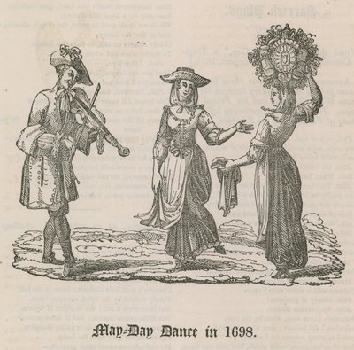 Meidans in 1698 door English School