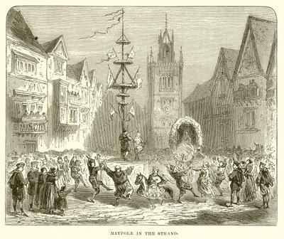 Meiboom in de Strand door English School
