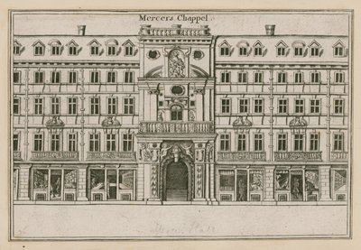 Mercers Chapel, Cheapside, Londen door English School