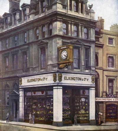 Messrs Elkington & Co, 22 Regent Street door English School
