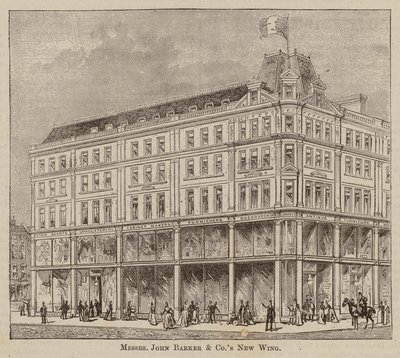 Messrs John Barker en Co, Kleermakers en Algemene Magazijnhouders, Outfitters, Huishoudelijke Ingenieurs, Huisinrichters en Leveranciers, Kensington High Street, W door English School